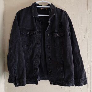 Highway Jeans distressed black jacket